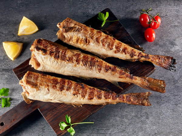 Треска на гриле