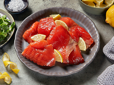 Нерка слабосолёная с лимоном