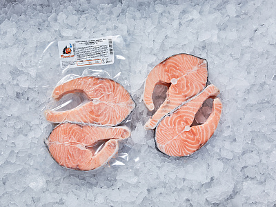 Сёмга стейк свежемороженый в/у