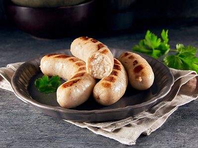 Купаты с кальмаром на гриле