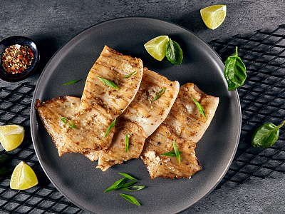 Кальмар на гриле