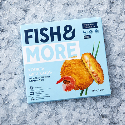 Креветка Ваннамей в панировке, котлета 450гр