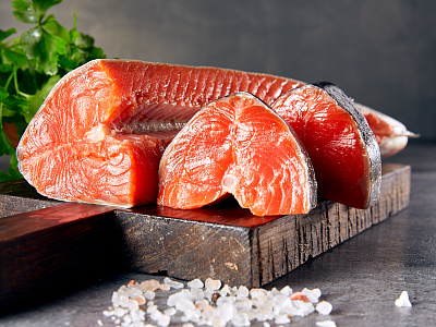 Нерка балык слабосолёный