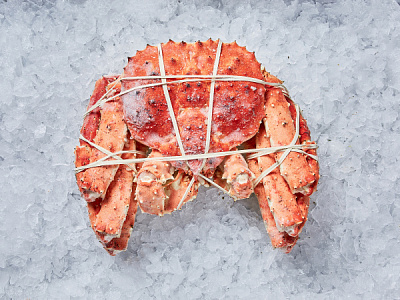 Краб Камчатский варёно-мороженый