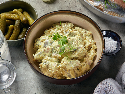 Салат из сельди "Дижонский"