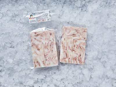 Филе минтая брусок свежемороженый  