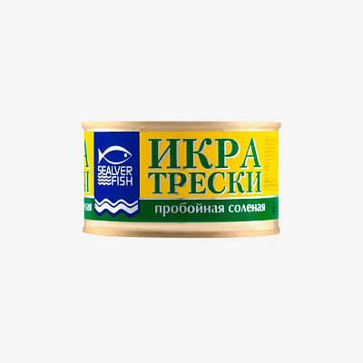 Икра трески ж/б с/к 130 гр